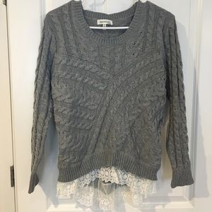 Gray Knit Sweater